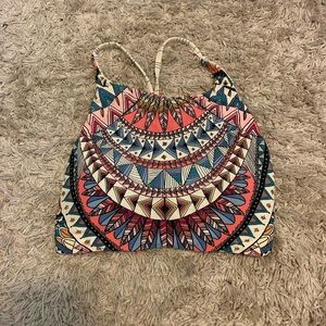 Billabong Reversible Halter Bathing Suit Top